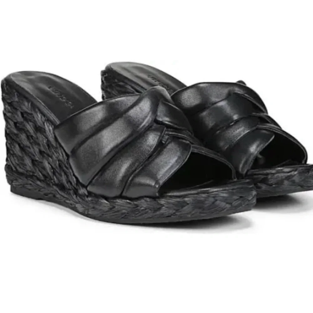VINCE Gilian Espadrille Wedge Slide Sandal